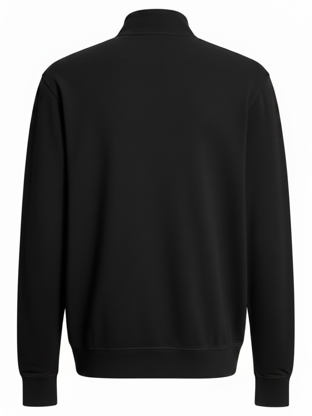 Polo Ralph Lauren Estate Rib Quarter Zip Pullover Sweater Black XL Cotton - Picture 2 of 5